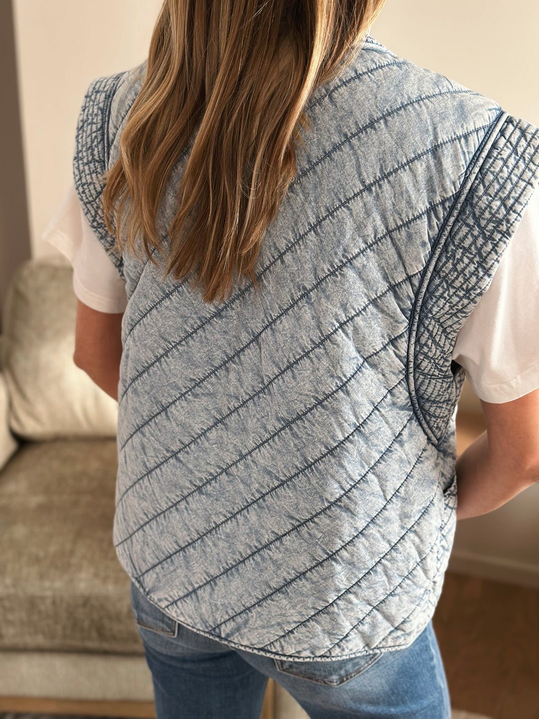 Evette Denim Vest