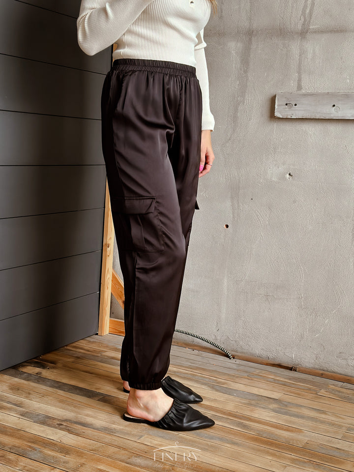 Benton Satin Joggers
