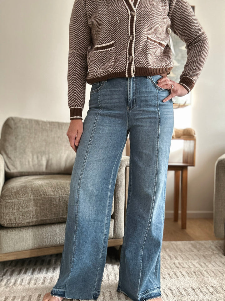 Jamie HR Wide Leg Jeans