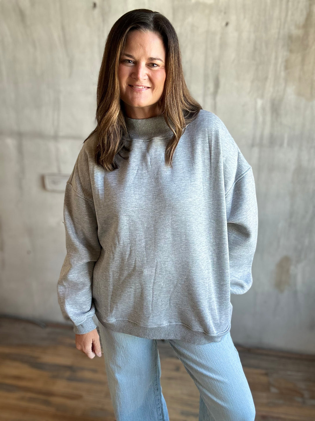 The Zoya Mockneck Top