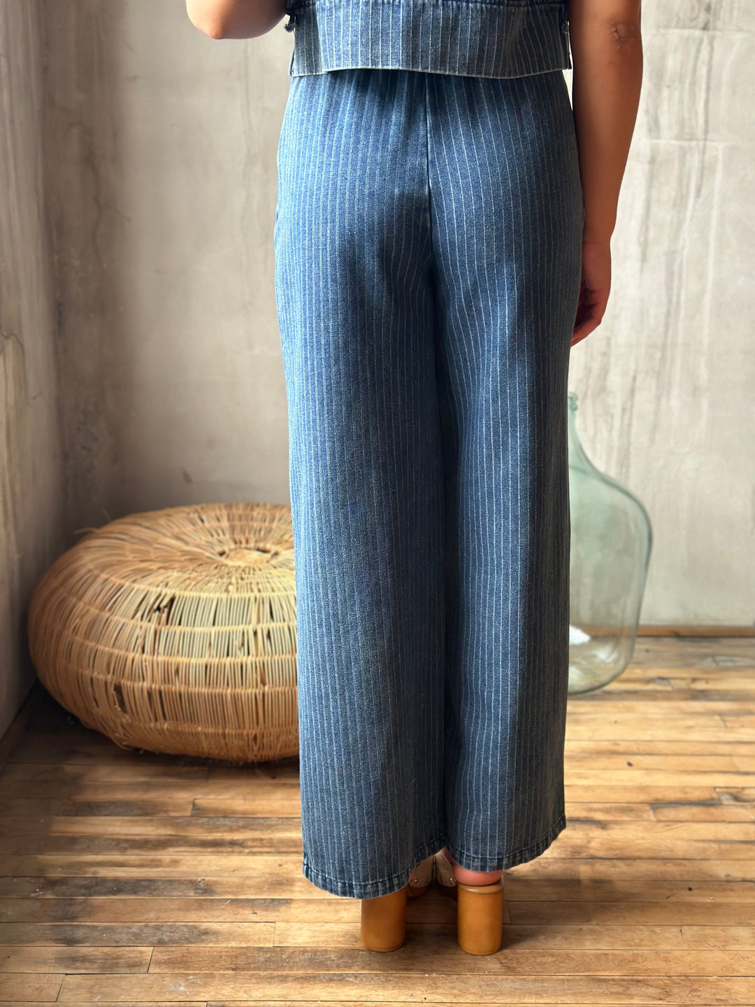 The Capri Stripe Jeans