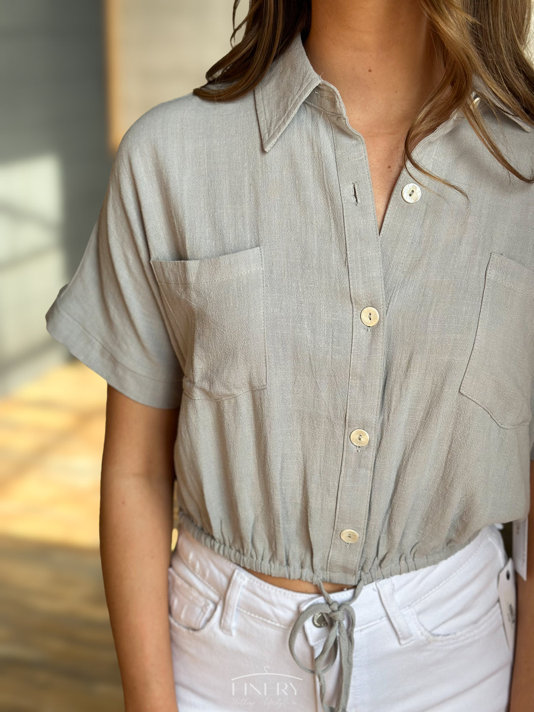 Halen Linen Top