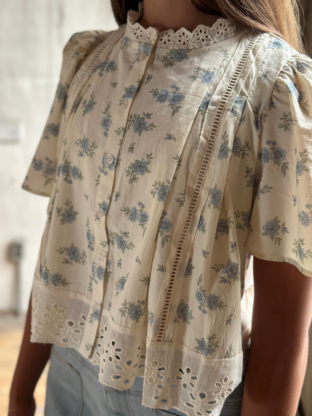 The Maribel Lace Blouse