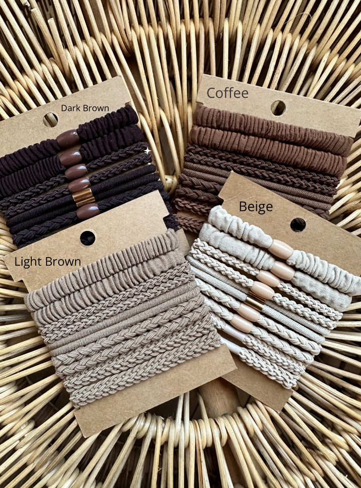 Woven Elastic Hair Ties