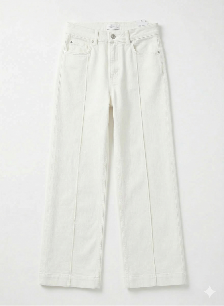 The Clean Slate Wide Leg Jeans