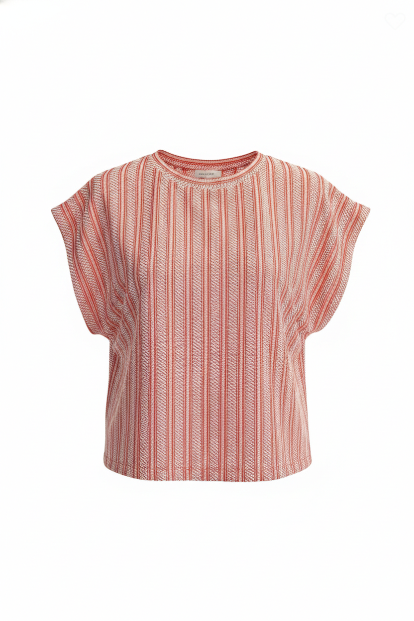 The Clean Lines Textured Top