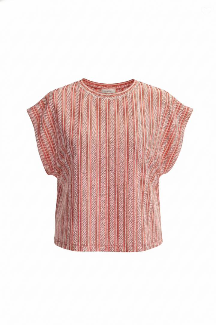 The Clean Lines Textured Top