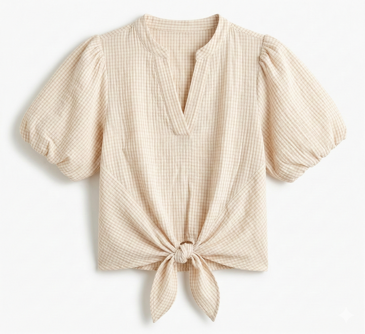 The Spring Forward Tie Blouse