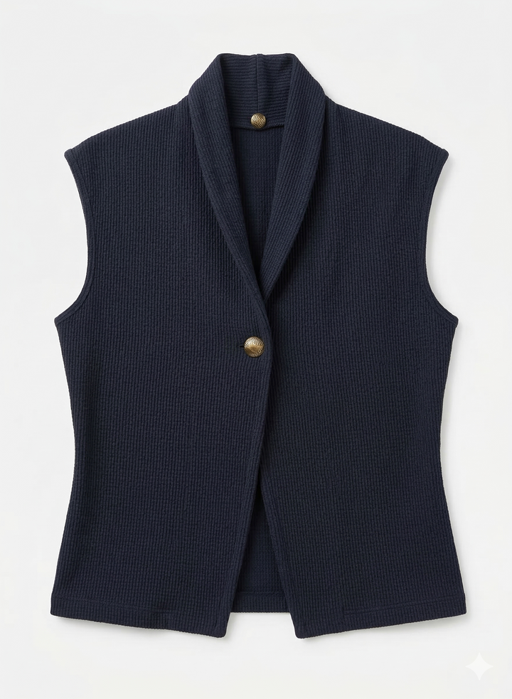 The Refined Drape Vest