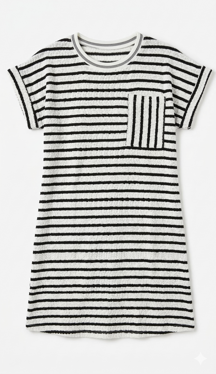 The Weekend Texture Tee Dress