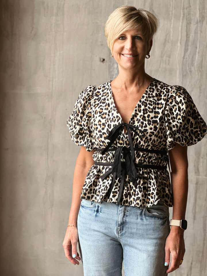 Genner Peplum Top