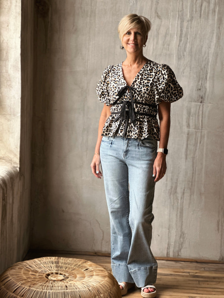 Genner Peplum Top