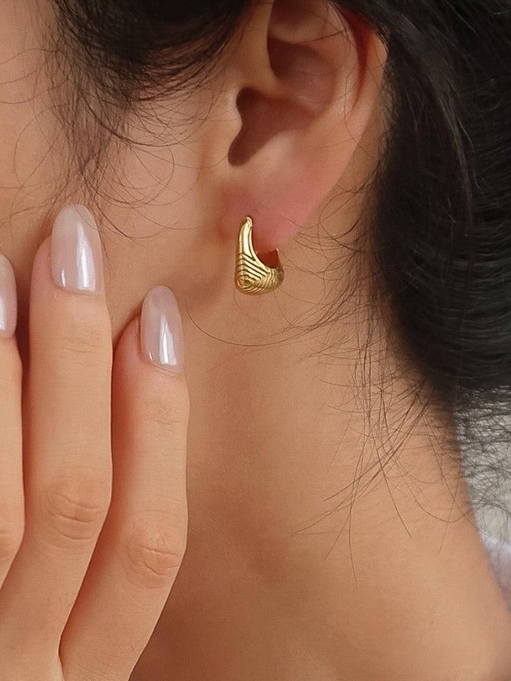 Prisme 18K Hoop Earrings