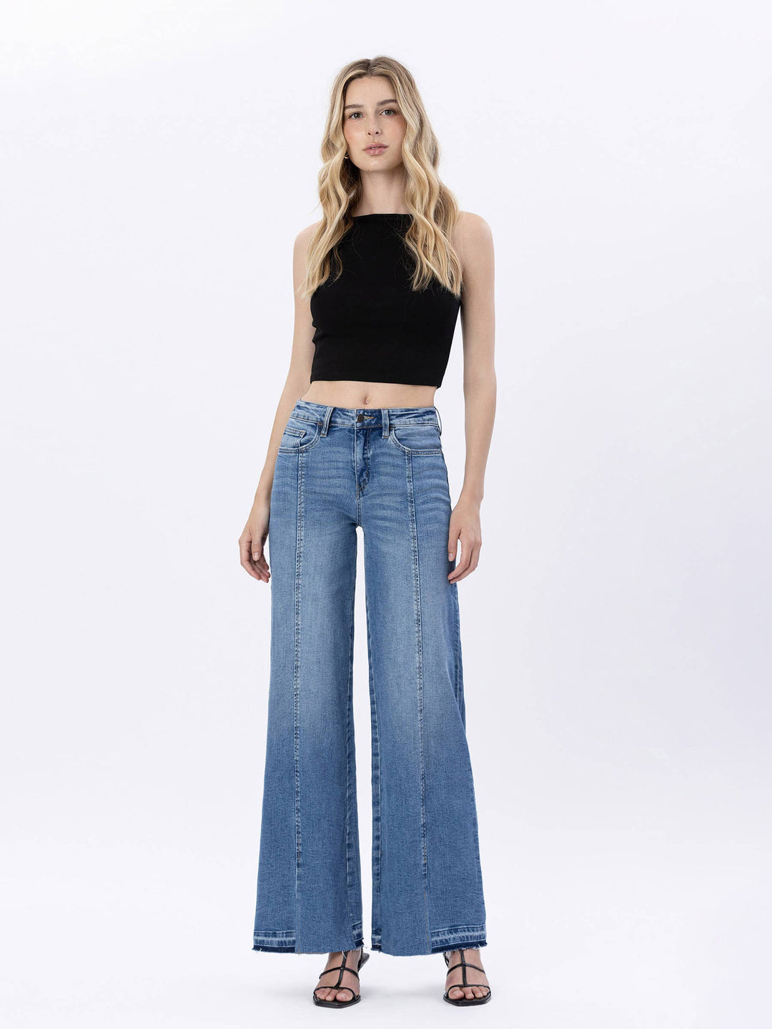 Jamie HR Wide Leg Jeans