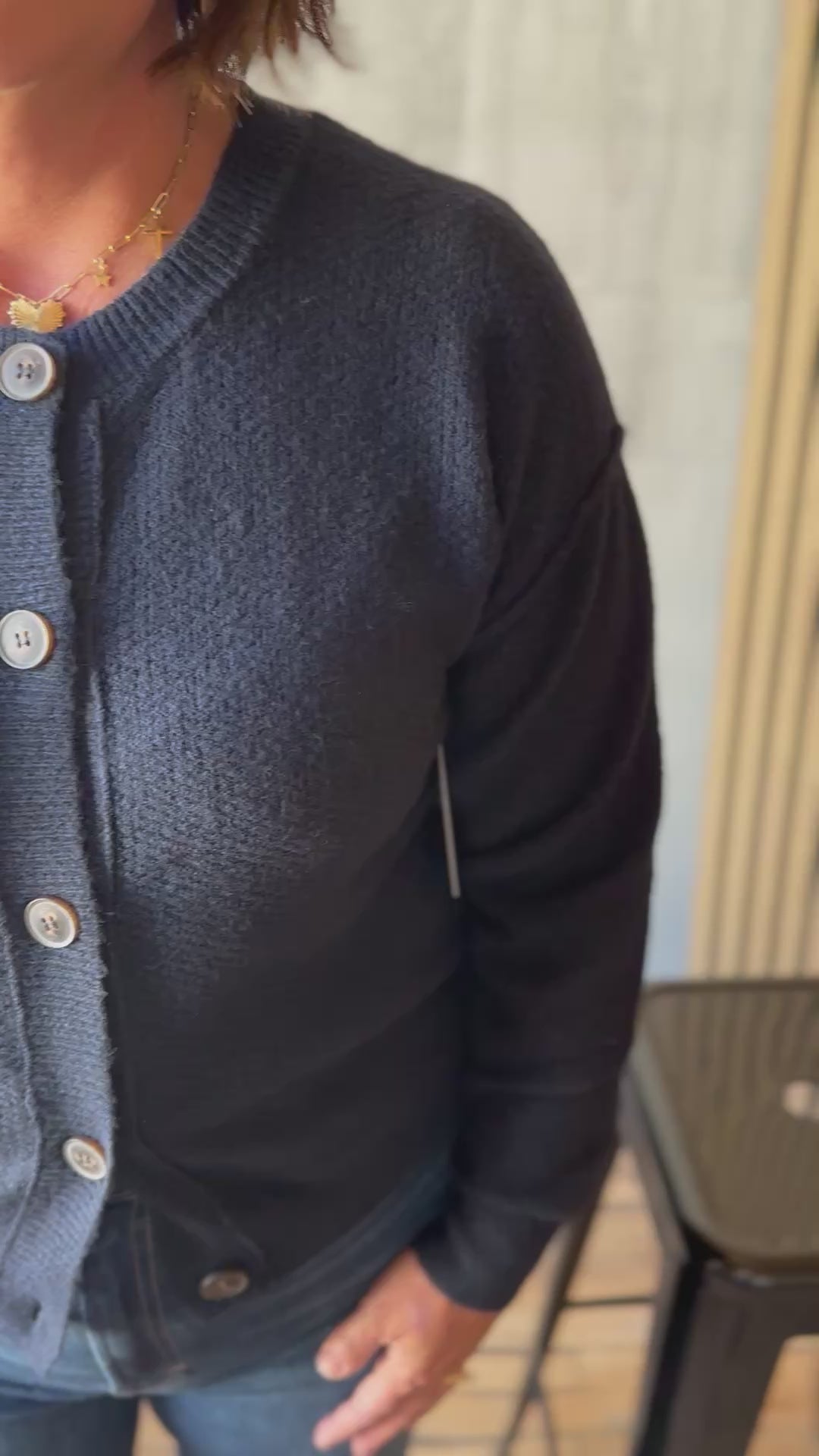 Amelia Button Front Cardigan
