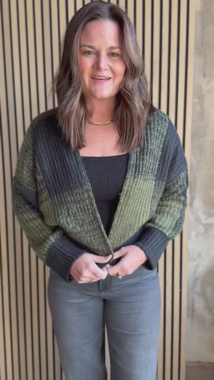 Paige Two-Tone Textured Sweater