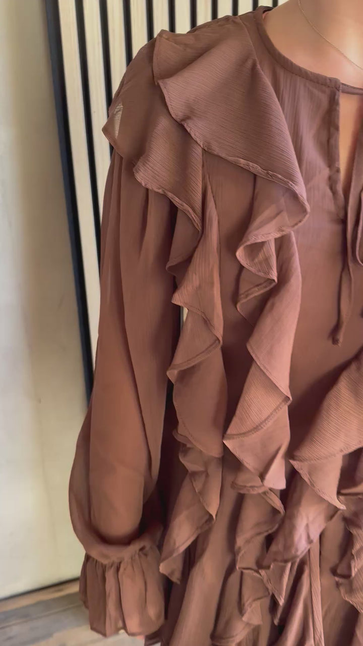 Gretta Ruffled Dress