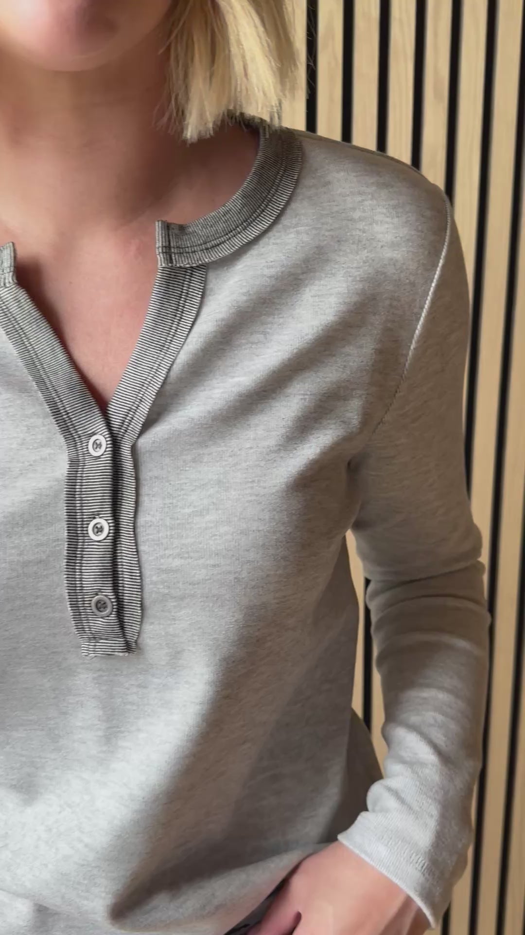 V-Neck Henley