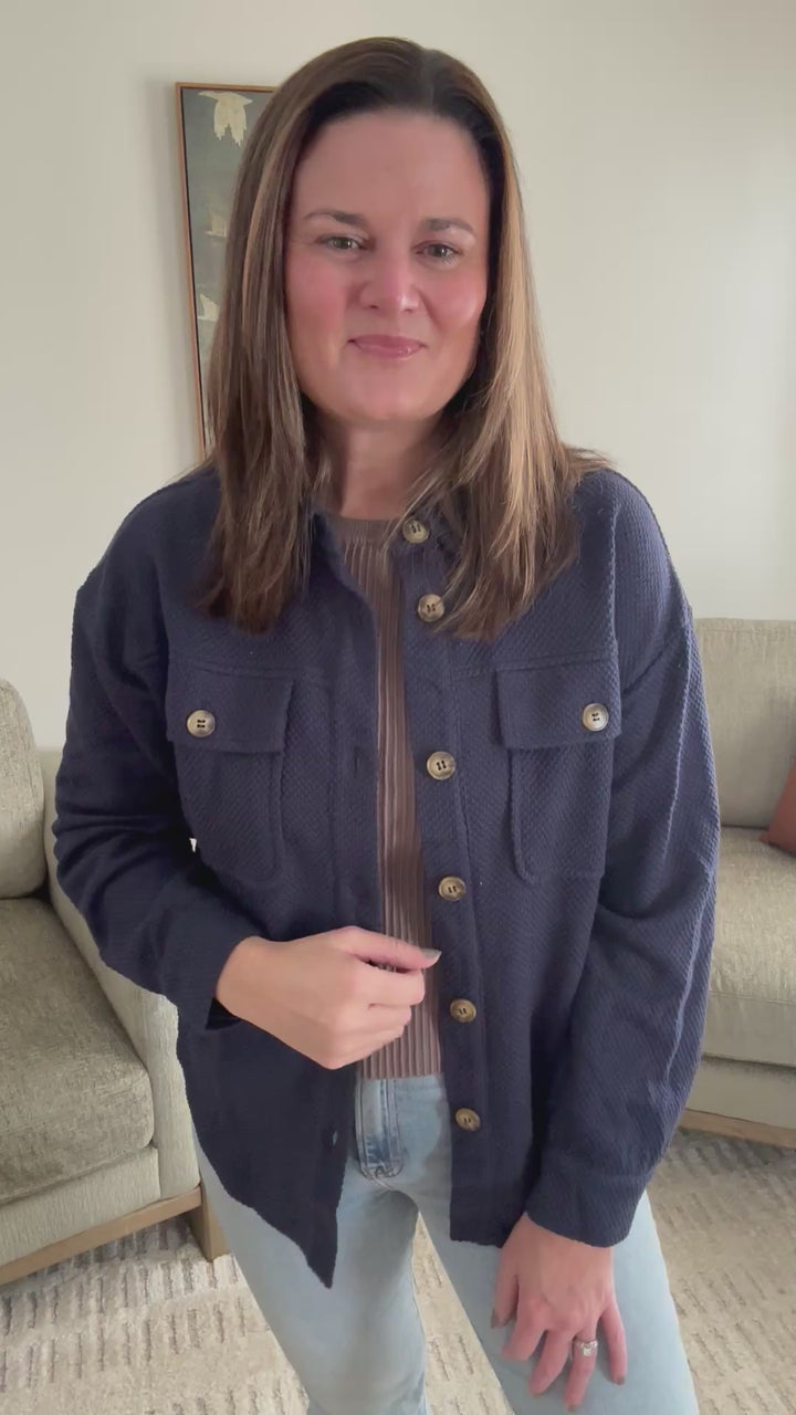 Nolte Textured Shacket