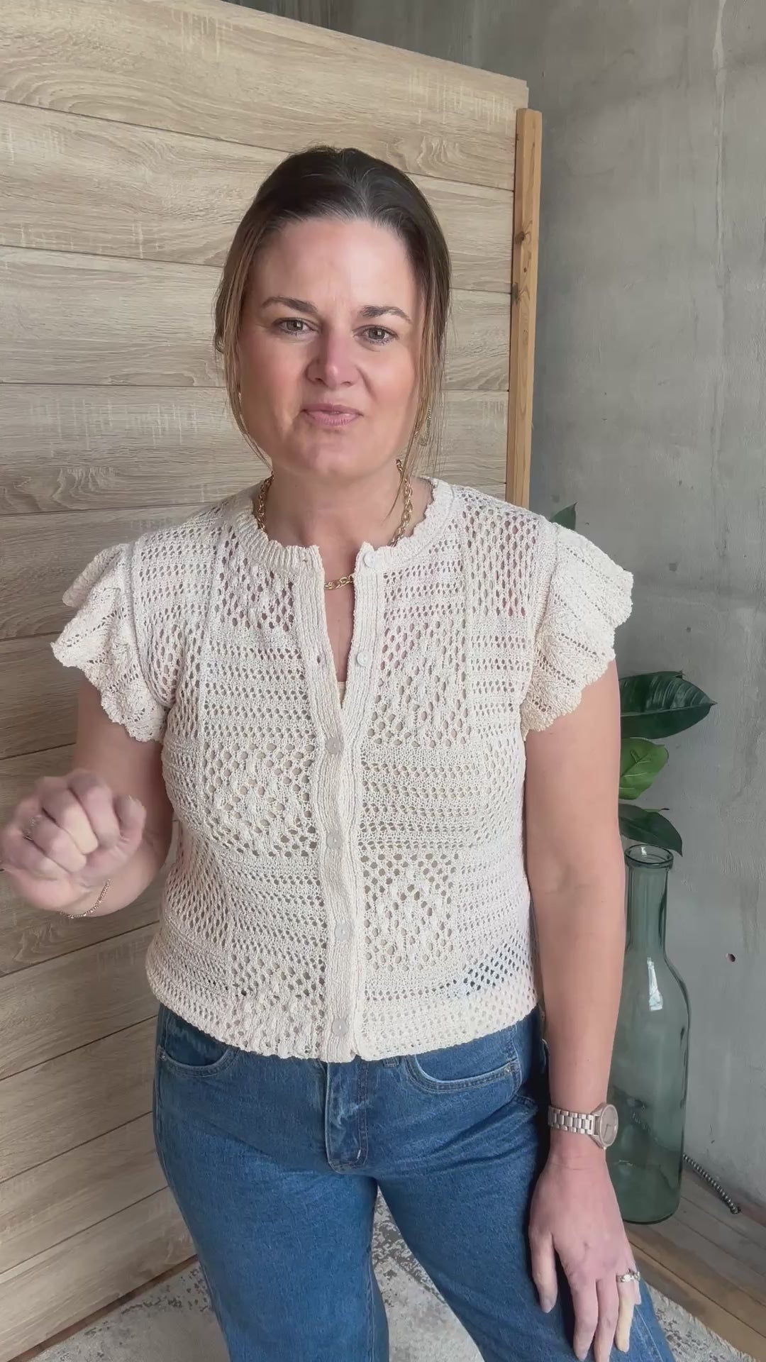 The Willow Ruffle Cardigan