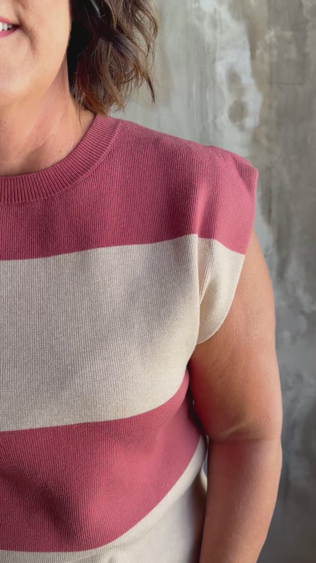 Longoria Striped Top