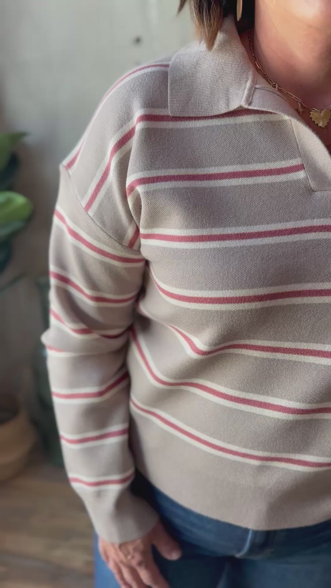 Jovie Polo Sweater