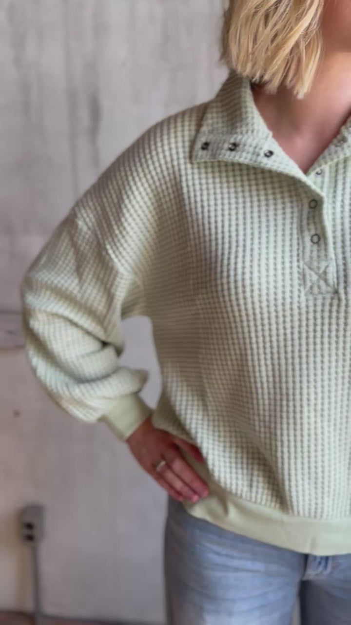 Jovie Button Top