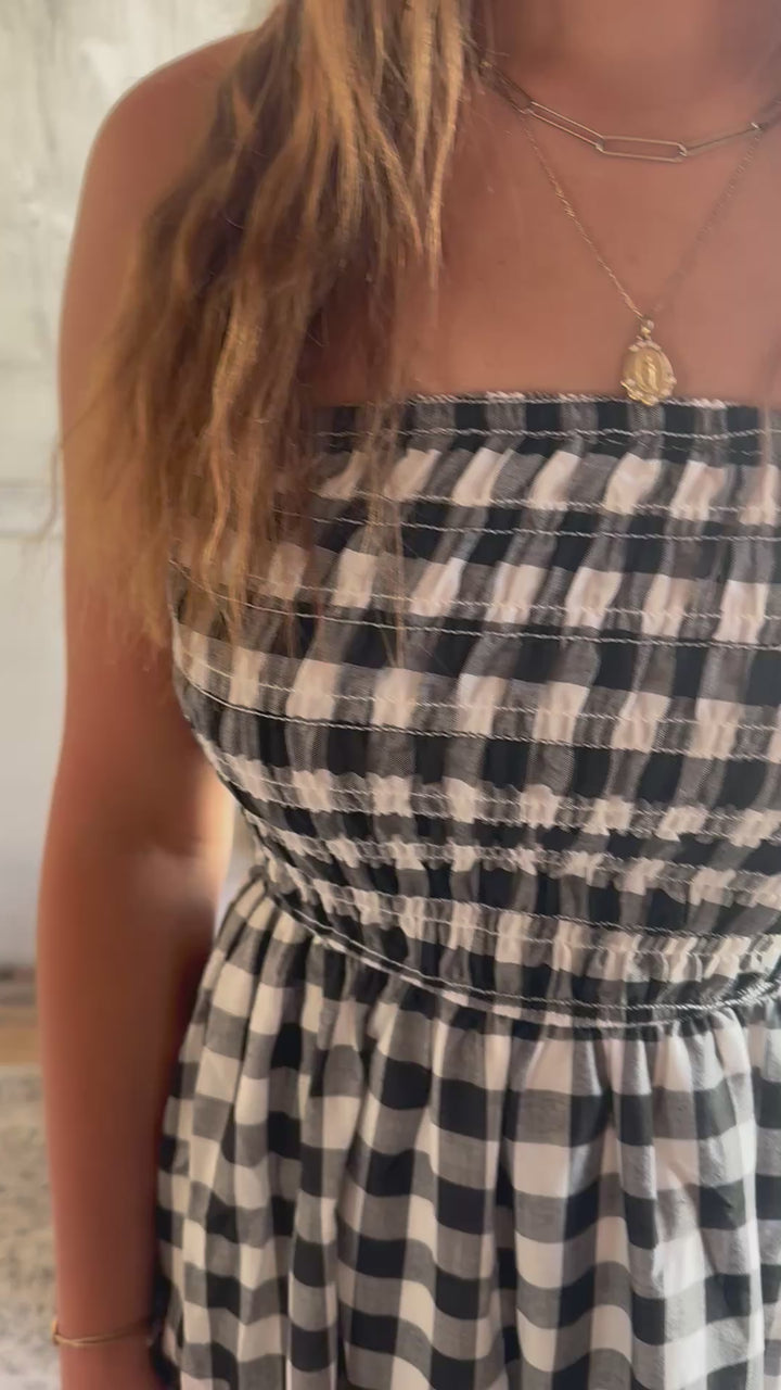 The Lennox Plaid Midi
