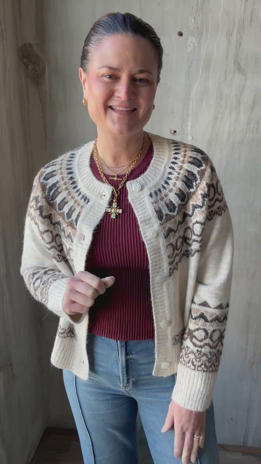 Cammie Nordic Cardigan