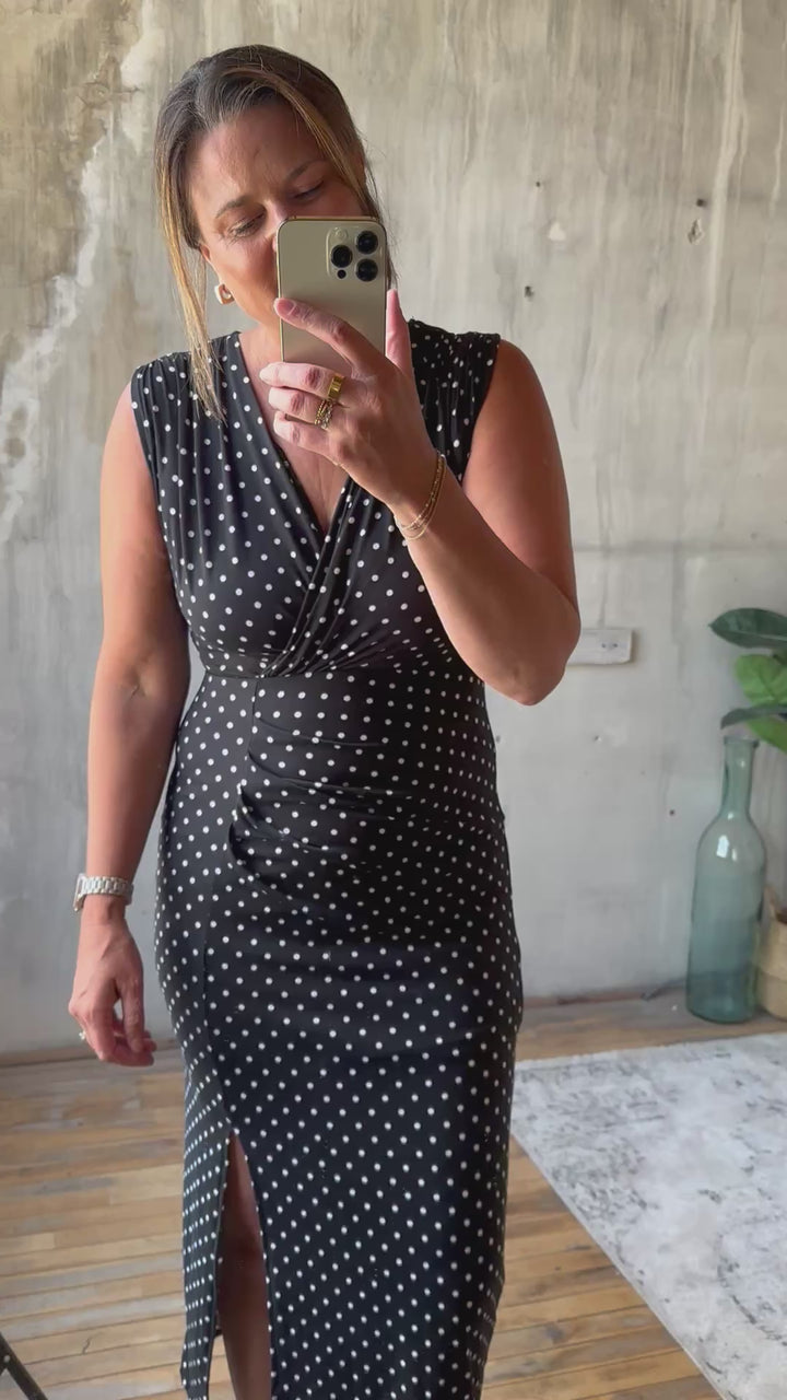 The Maria Polka Dot Dress