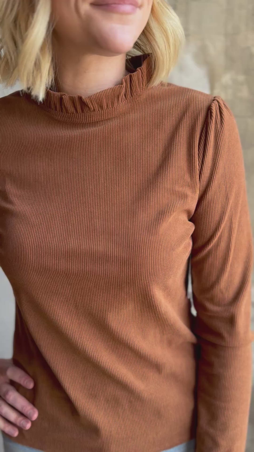 Tony Corduroy Long Sleeve Top