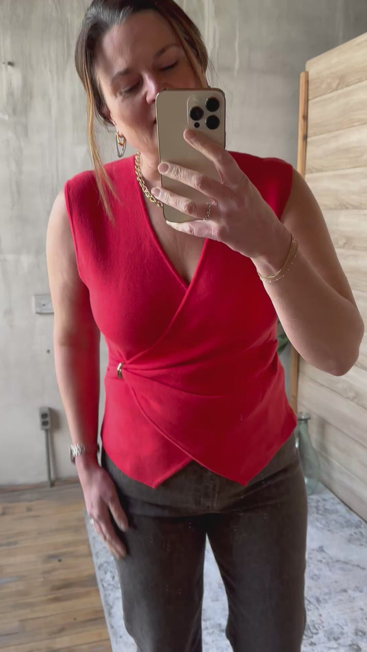 Ember Knot Top