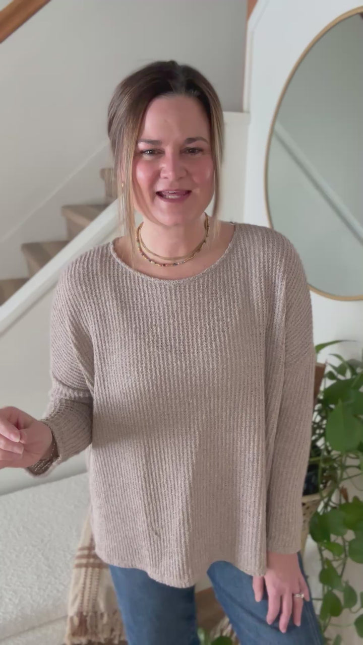 Keeping it Classy Side Slit Sweater