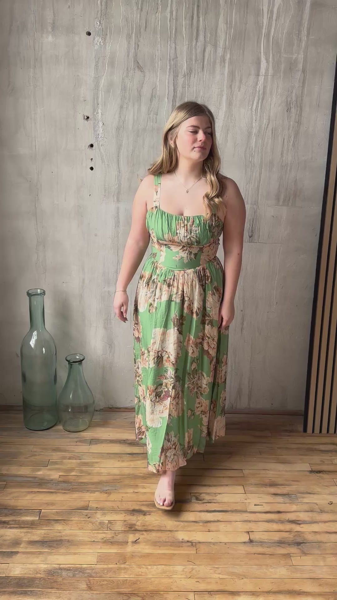 The Garden Muse Midi Dress