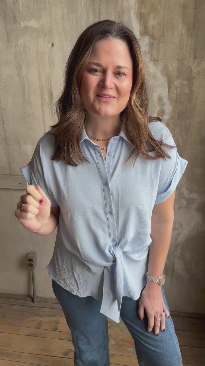 The Coastal Knot Blouse