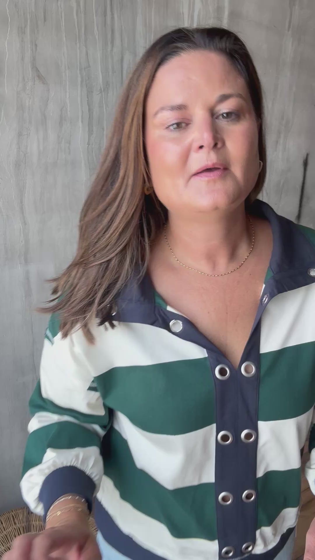 The Greta Stripe Top