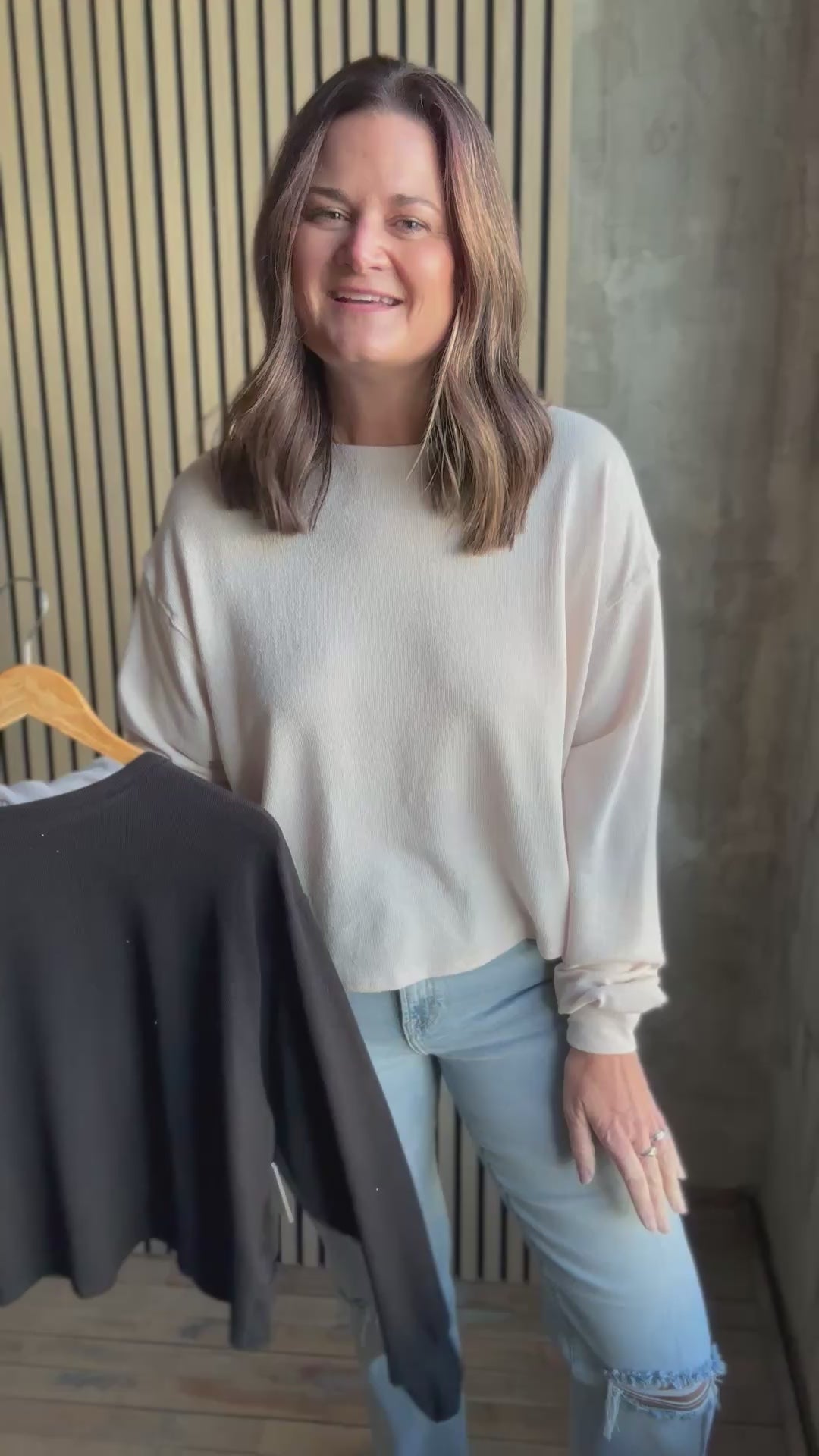 Cropped Open Back Top