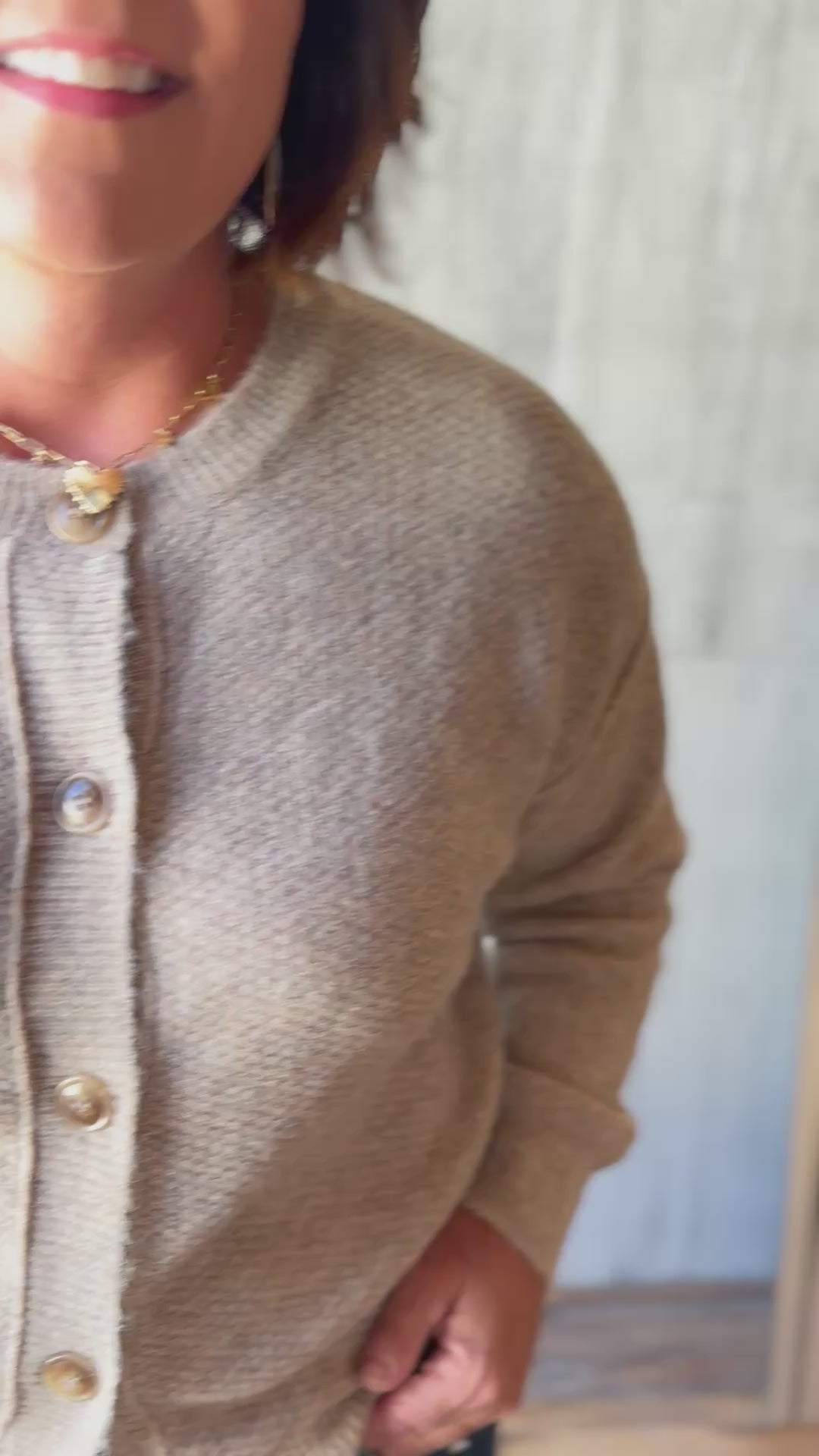 Amelia Button Front Cardigan