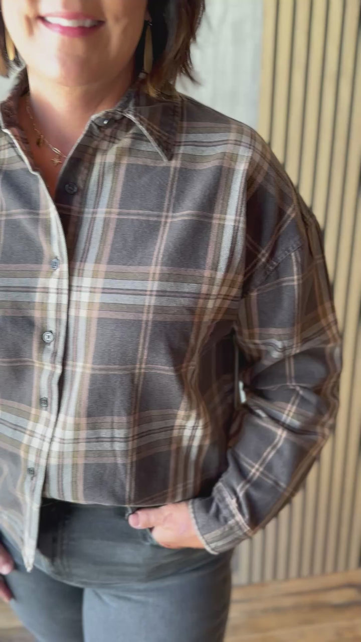 Rory Relaxed Plaid Button Down