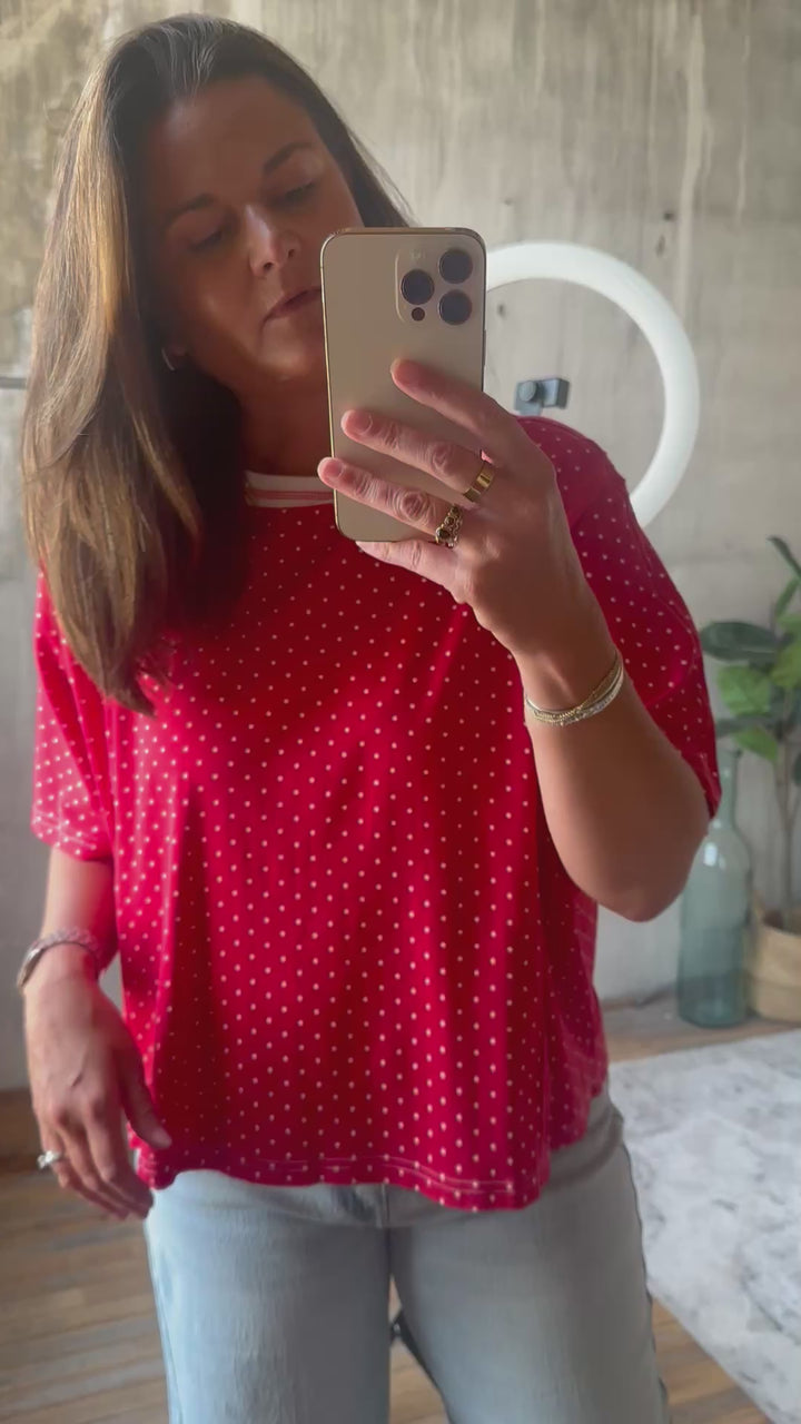 The Haven Polka Dot Top